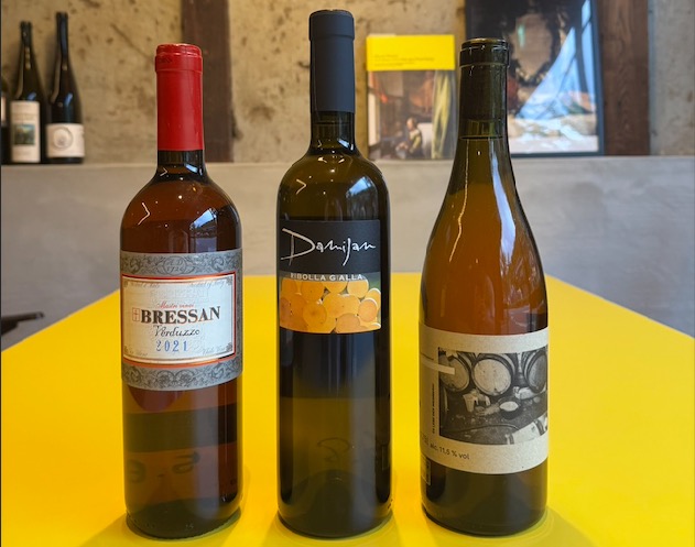 Bello Vero に入荷したフリウリのワイン2本。Bressan Verduzzo 2021 と Damijan Podversic Ribolla Gialla